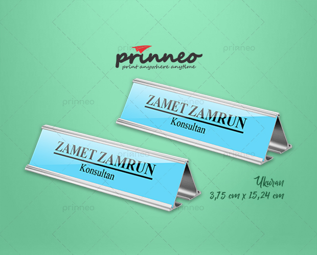 Name Plate Holder 2 Muka Sama