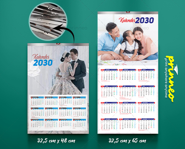 Kalender Dinding Single