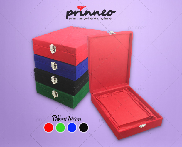 Box Plakat Bludru