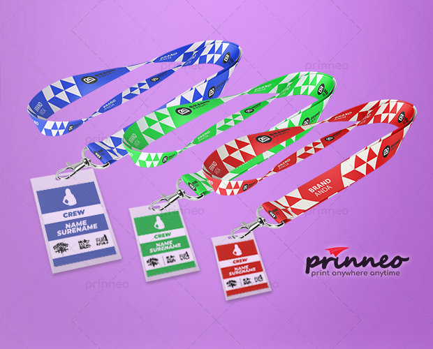 Event Card Set Lanyard Print