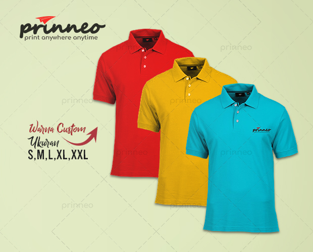 Kaos Polo Warna